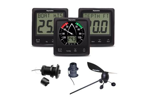 Raymarine i50Speed + i50Depth + i60Wind & Pack trasduttori 