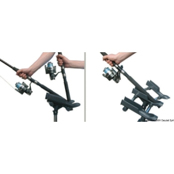 Reggicanne Quicklift 3 posti destro 