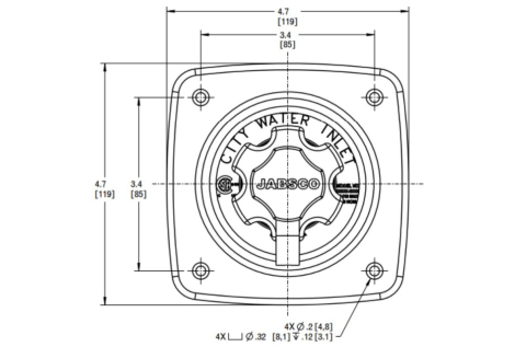 Regolatore press. bianco 44412-1045