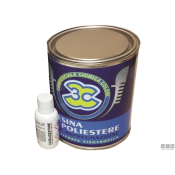 Resina poli 3c+ catalizzatore 4l 