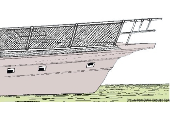 Rete battagliola bianca 450 mm x 30 m  