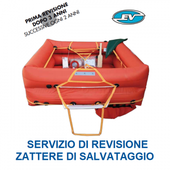 Revisione Zattera di Salvataggio Eurovinil Entro le 12 Miglia