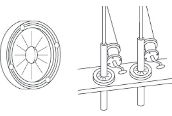 Ricettacolo portacanne mm 70 