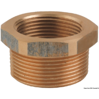 Riduzione in bronzo M-F da 1"1/4 x 1"  