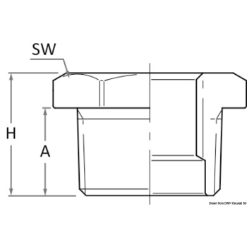 Riduzione in bronzo M-F da 3/8" x 1/4"  