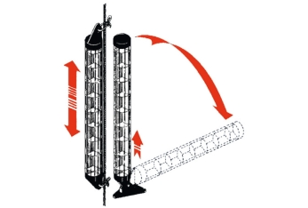 Riflettore radar Supercompact abbattibile  