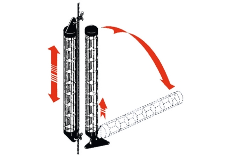 Riflettore radar Supercompact abbattibile  