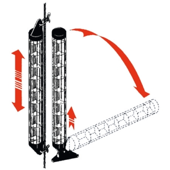 Riflettore radar Supercompact per sartia o strallo 