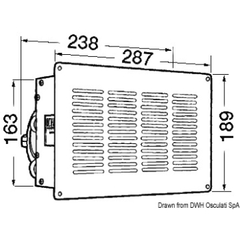 Riscaldatore a paratia 28000 BTU 12 V 