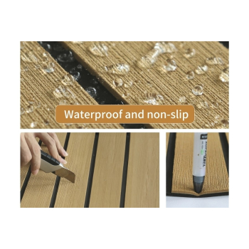 Rivestimento eva brushed teak 200x100cm