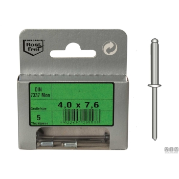 Rivetti monel 7337 4.8x12.7 4pz 