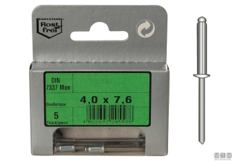 Rivetti monel 7337 4.8x19 4pz 