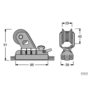 Rotaia genoa antal 26x4/2m 