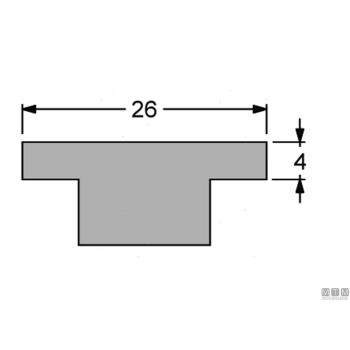 Rotaia genoa antal 26x4/2m 