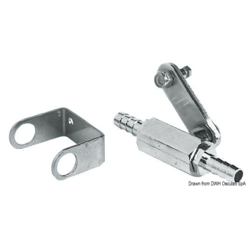 Rubinetto carburante passaggio 8 mm RINA 