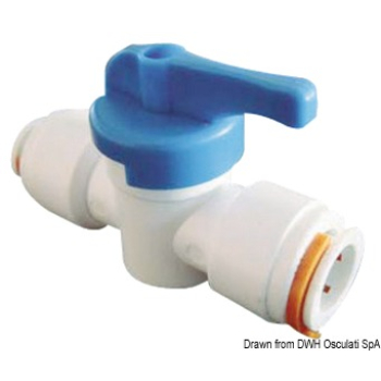 Rubinetto intermedio a leva 