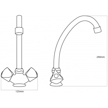 Rubinetto Miscelatore Classic Duo