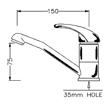 Rubinetto miscelatore lavabo