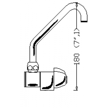 RUBINETTO MISCELATORE OTTONE