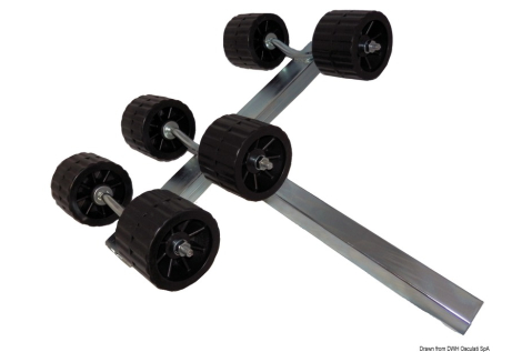 Rullo basculante 40 mm 6 rulli 