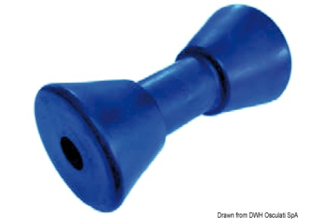 Rullo centrale blu 190 mm Ø foro 25 mm 