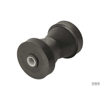 Rullo centrale in gomma per carrelli 130x70mm foro d15mm