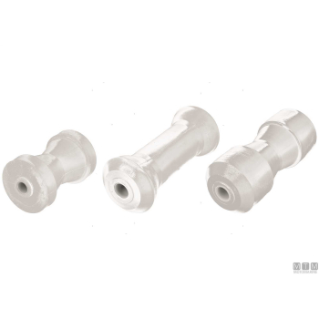Rullo centrale in per carrelli teflon 130x80mm f15mm