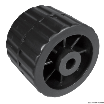 Rullo laterale blu 135x75 mm foro 22 mm 