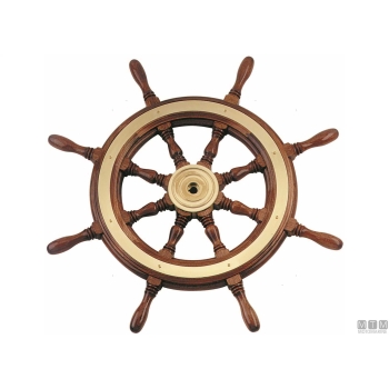 Ruota timone co 800mm mogano 