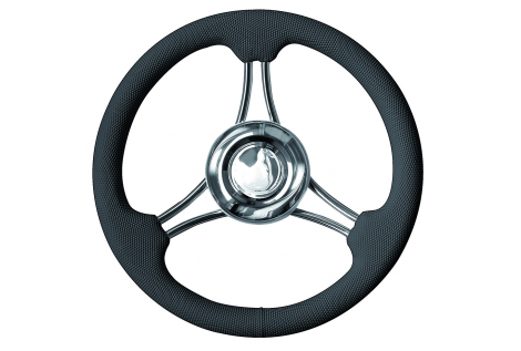 RUOTA TIMONE NERO Ø MM.350