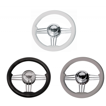 Ruota timone t14 bianca Ø mm.350