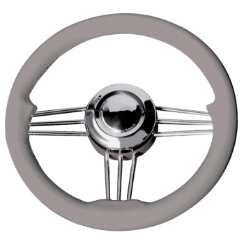 Ruota timone t14 nera Ø mm.350