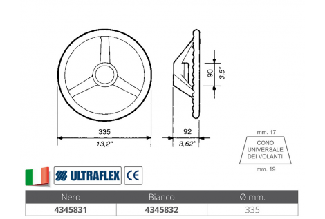 Ruota Piena WHSD260 In Poliuretano Nero 260 Mm | Leroy Merlin