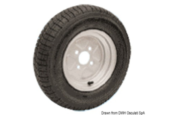 Ruote pneumatiche carrelli alta velocità 4,5/10" 