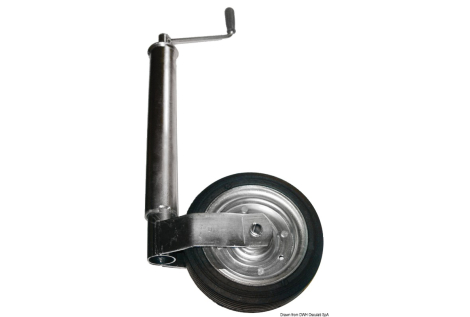 Ruotino anteriore regolabile tubo Ø 60 mm 