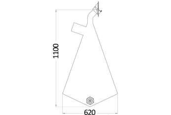 Sacca raccolta acqua per doccia saturn 15.470.1X 