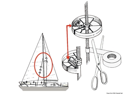 Sailguard rotelle di protezione per le vele-57.373.40