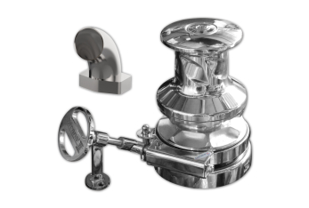 Salpa Ancora Lofrans SX7 Acciaio Inossidabile Barbotin e Campana 8cc Idraulico 12 ISO-13 DIN 766 R/O