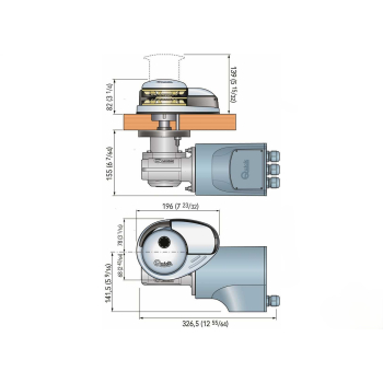 Salpa Ancora Verticale Quick Prince DP2 Senza Campana 700 W 12 V Catena Ø 8mm