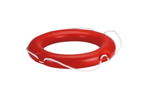 Salvagente Tondo Vuoto Con Corda Non-SOLAS, 0,9Kg