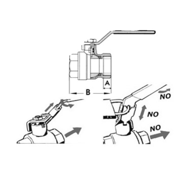 Saracinesca a passaggio totale 1" 1/4 