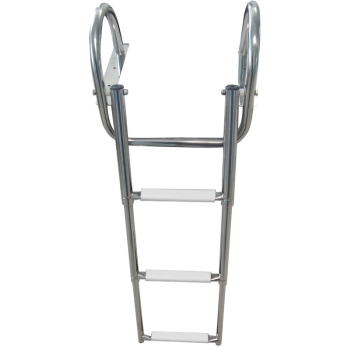 Scaletta 3 gradini neri con corrimano 