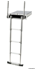 Scaletta a scomparsa per plancetta 4 gradini EasyUp 