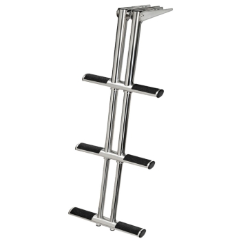 Scaletta Diver telescopica 4 gradini nera 