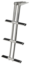 Scaletta Diver telescopica 4 gradini nera 