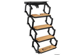 Scaletta elettrica E-STEP larga 4 gradini 24V 