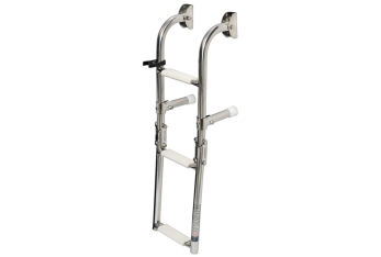 Scaletta inox 3 gradini per gommoni 