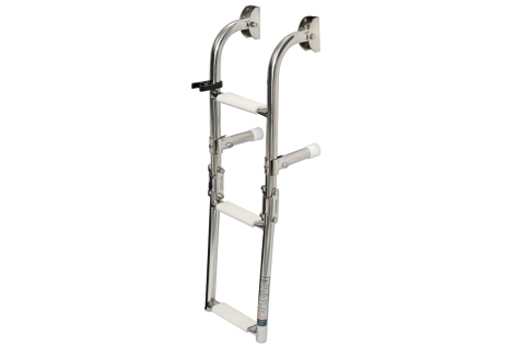 Scaletta inox 3 gradini per gommoni 