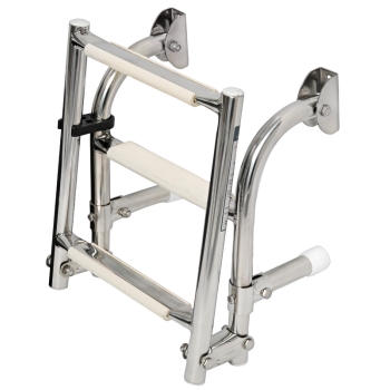 Scaletta inox 3 gradini per gommoni 