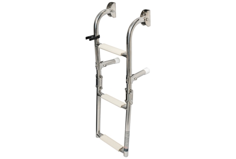 Scaletta inox 3 gradini stretta 